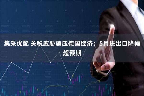 集采优配 关税威胁施压德国经济：5月进出口降幅超预期