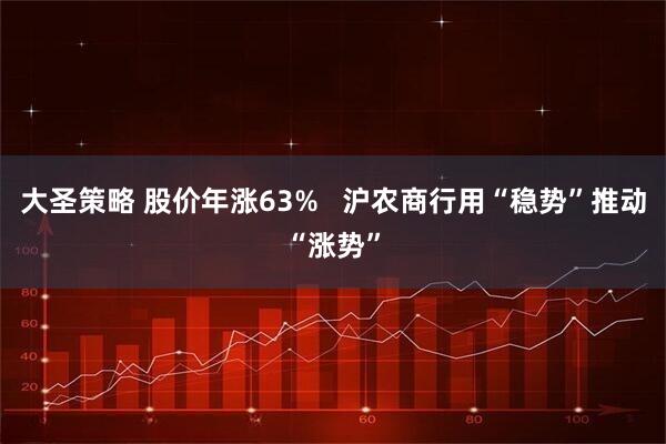 大圣策略 股价年涨63%   沪农商行用“稳势”推动“涨势”